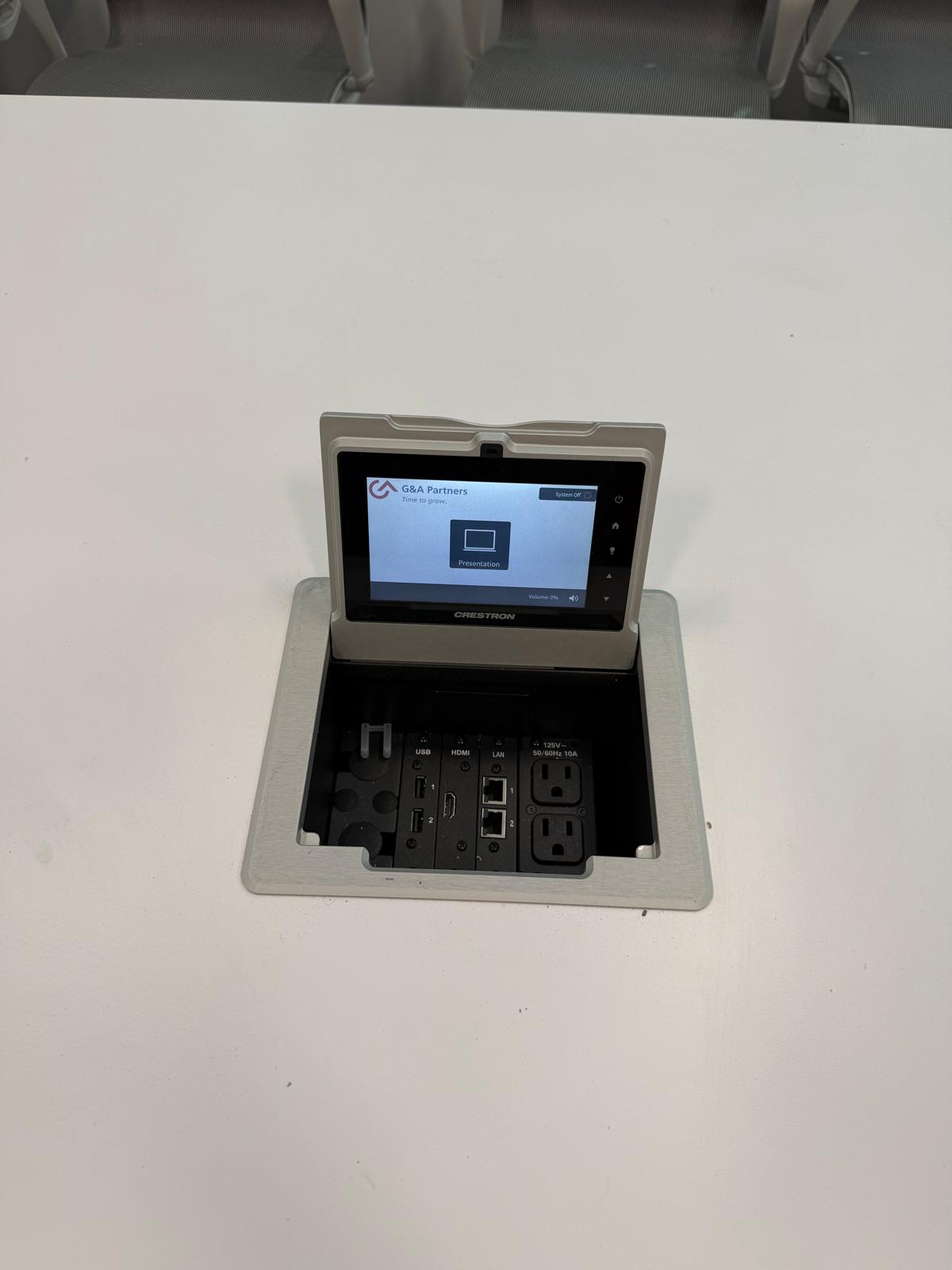 12'x4' Teknion Smart Powered Conference Table