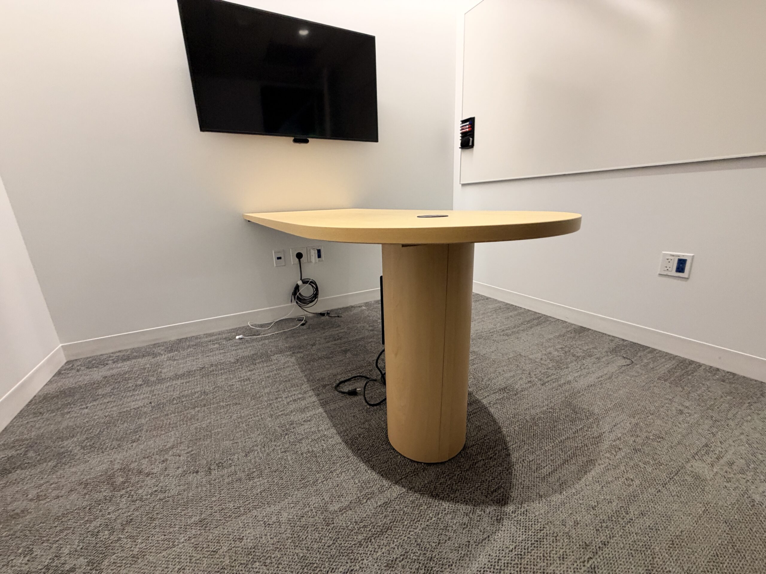 Steelcase Bullet Shape Powered Collaboration Table Any Finish or Size