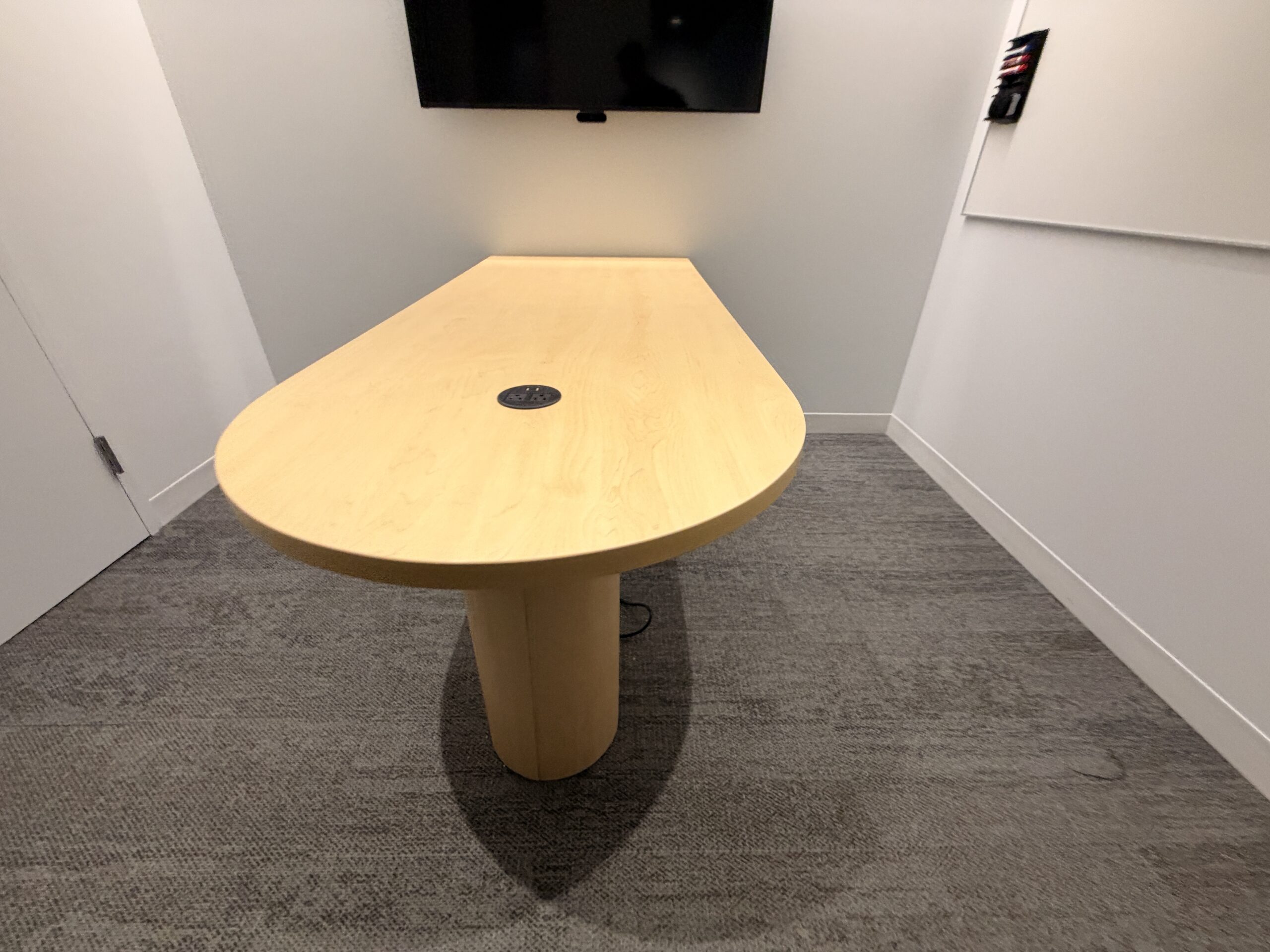 Steelcase Bullet Shape Powered Collaboration Table Any Finish or Size