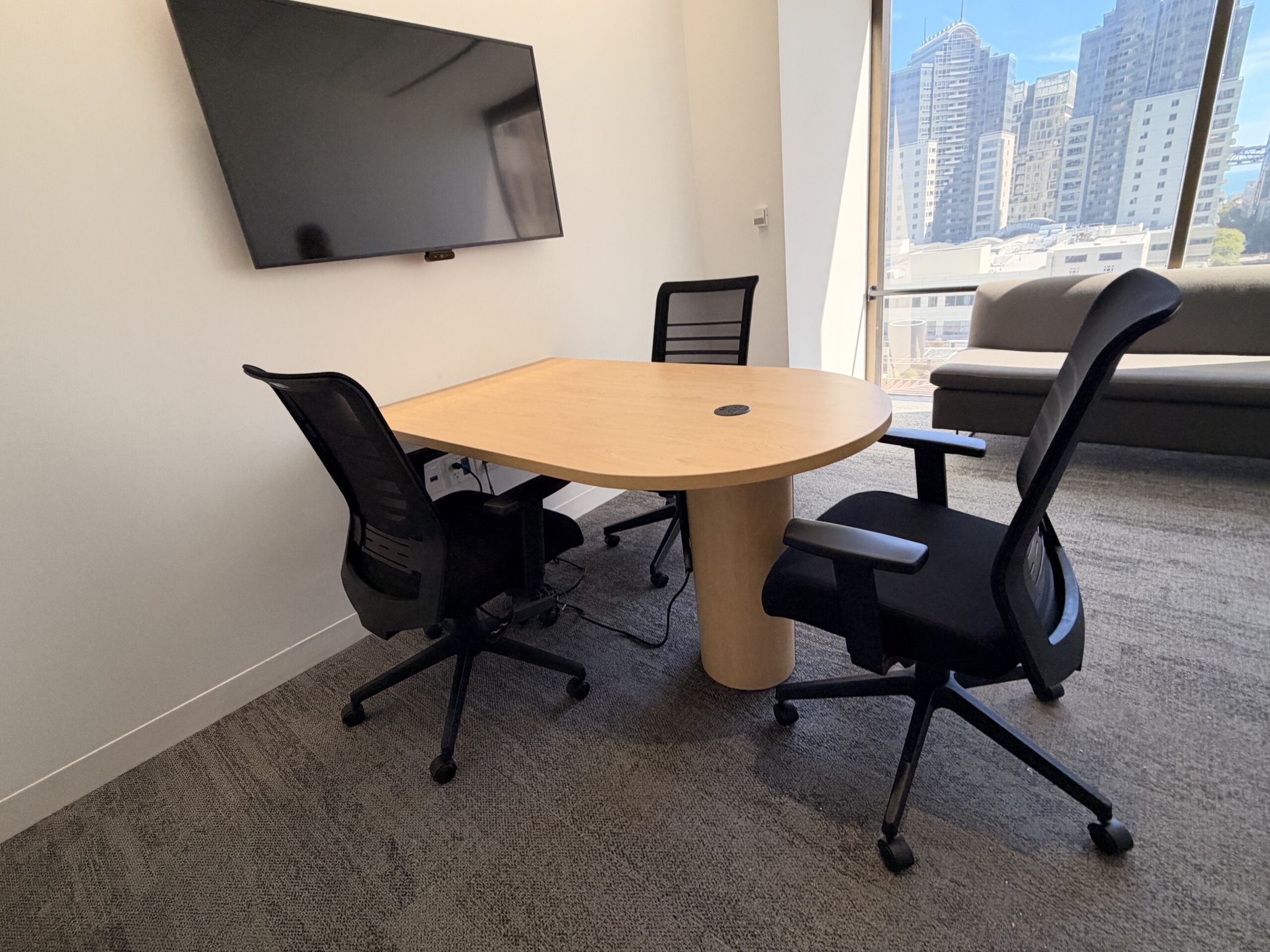 Steelcase Bullet Shape Powered Collaboration Table Any Finish or Size