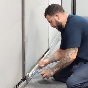 Professional installation of cube structures and modular units.