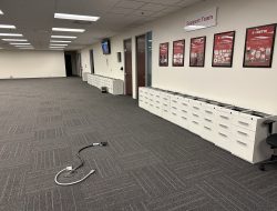 Support team office support area for facility relocation and decommissioning.