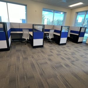 Office cubicles with installation services at Cube World USA.