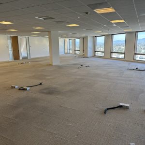 Office space with installation equipment for Cube World USA.